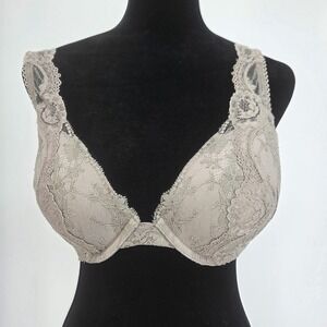 Victoria's Secret Dream Angels Push Up Padded Bra 32DD Grayish Brown